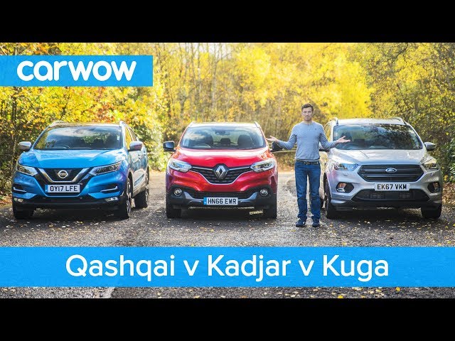 Nissan Qashqai vs Renault Kadjar vs Ford Kuga 2019 – See which is the best mid-size SUV