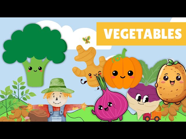 Vegetables Names | Learn Vegetables Names in English | English Vocabulary | Kids Learning