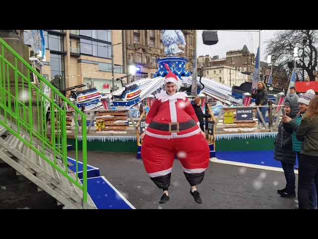 Inflatable Santa Bouncer Costume!