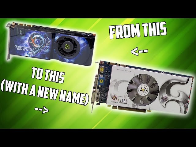 Why Did Nvidia Re-Brand and Re-Release The 9800 GTX+ ?