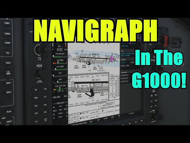 FS2020: Navigraph Is Now Integrated in the G1000 - Guide and Impressions