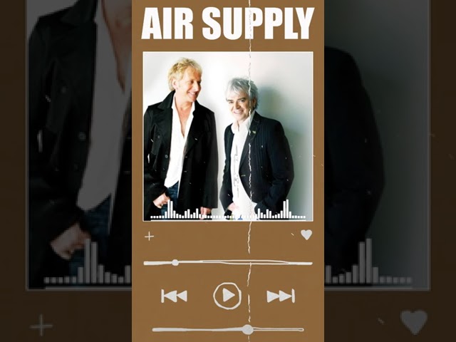 Best Soft Rock Playlist Of Air Supply 💦 #airsupply #softrock #shorts #rock