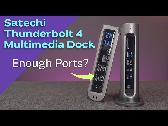 Good for Mac? Satechi Thunderbolt 4 Multimedia Pro Dock Review