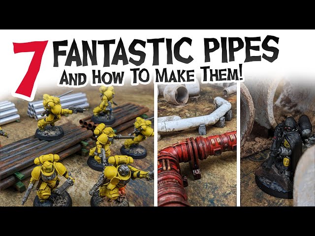 DIY Pipes & Pipelines Terrain Ideas - Warhammer 40K, Necromunda, Kill Team & SW Legion