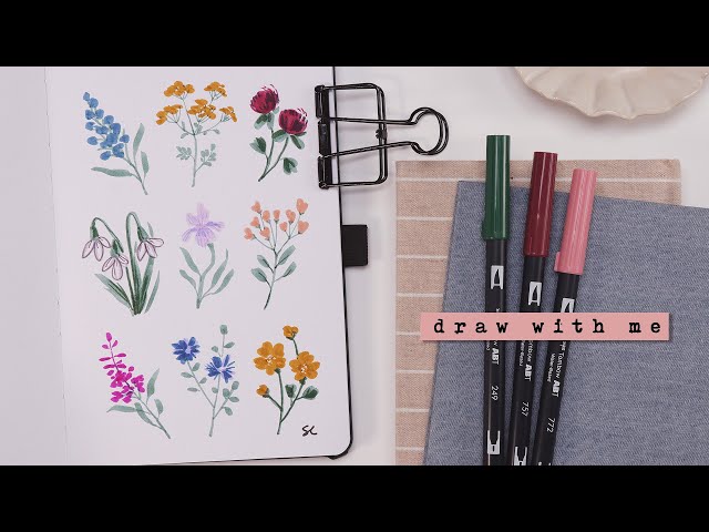 How to Turn Your Scribbles into Wildflower Doodles