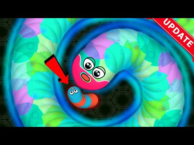 Wormate.io New Update 1 Tiny Monster Bad Worm Hack? Trapping Giant Worms Epic Wormateio Gameplay!