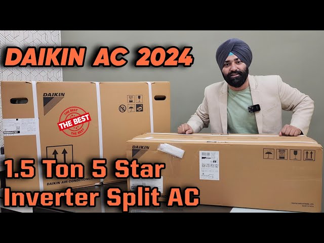 Best Inverter AC in INDIA 2024 || Daikin 1.5 Ton 5 Star Inverter AC 2024 || Emm Vlogs Daikin AC 2024