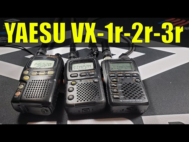 Yaesu's Discontinued Micro HT Lineup The  Vx1r-2r-3r