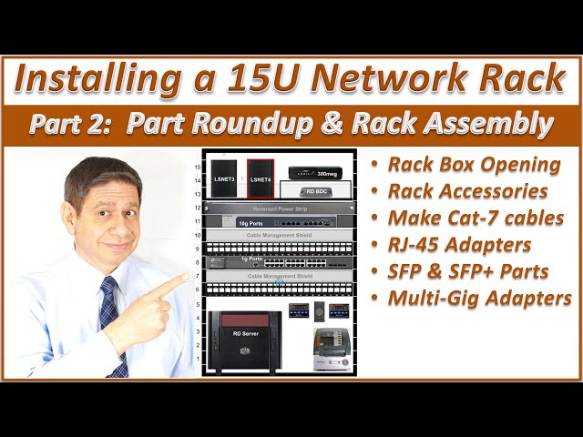 Network Rack Install – Part 2 – Component Summary, Rack Assembly & Demolition