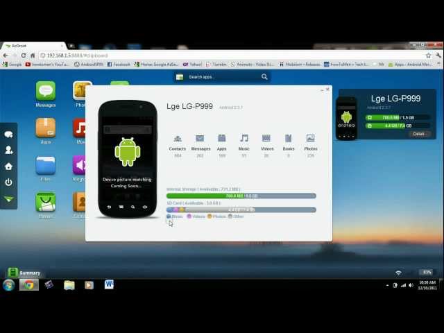 How to manage your android from your computer with Airdroid! No Root needed!
