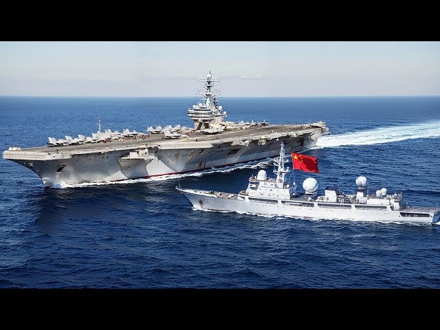 What Happens When a Chinese SPY SHIP Gets Too Close to a US Aircraft Carrier?
