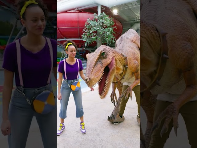 What dinosaur do? STOMP and ROAR #shorts #meekah