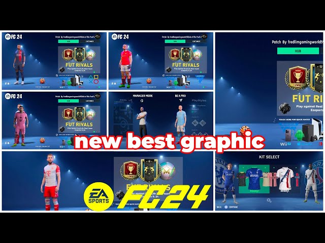 Fifa 16 android  new graphic  Editions  PS  . New starting 11 , transfers , camera PS5 ultra HD