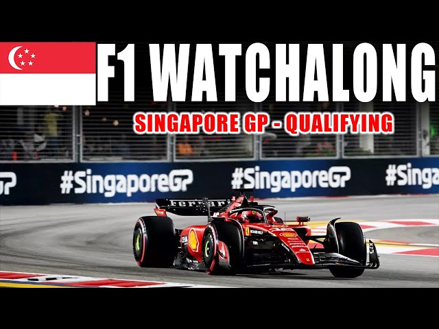 🔴 F1 Watchalong - Singapore GP Qualifying - with Commentary & Timings