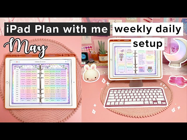 iPad Plan with Me | Weekly Setup & Daily Productivity | Digital Planning in Goodnotes May 2022✨