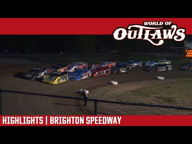 World of Outlaws Craftsman Late Models Brighton Speedway June 17, 2017 | HIGHLIGHTS