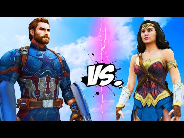 Captain America VS Wonder Woman (Marvel VS DC Comics) - EPIC BATTLE