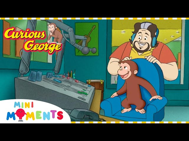 George is LIVE on the Radio! 📻 | Curious George | 1 Hour Compilation | Mini Moments