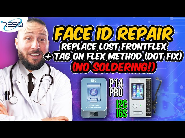 💥Face ID Repair: HOW TO replace lost FRONT FLEX - i2C P14 Pro & i6s Programmer & Tag On DOT Repair