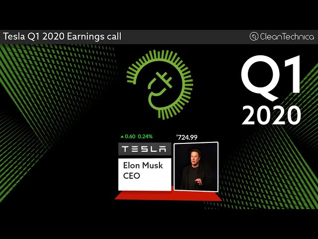 Tesla Q1 2020 Earnings Call (old live version)