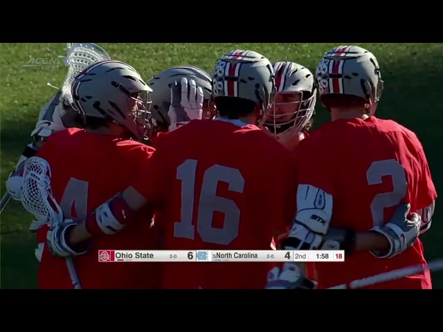 Ohio State @ #5 UNC - 2.20.22 College Lacrosse Highlights