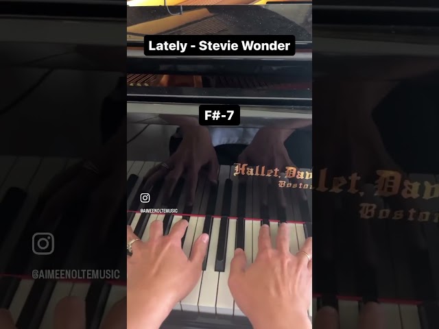 Lately - Stevie Wonder and the possibilities of 11 chords