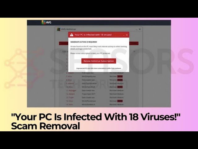 “Your PC Is Infected With 18 Viruses!” Scam Ads Removal [Guide]