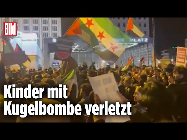 Demo eskaliert: Tausende Menschen bei Pro-Palästina Demo in Berlin