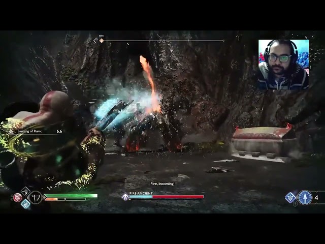 Kratos vs Fire Ancient | GIVE ME GOD OF WAR +