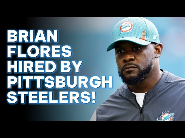 Brian Flores Hired By Pittsburgh Steelers #Shorts