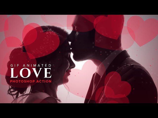 Gif Animated Love Photoshop Action Tutorial | Awesome Gift | Valentines Day