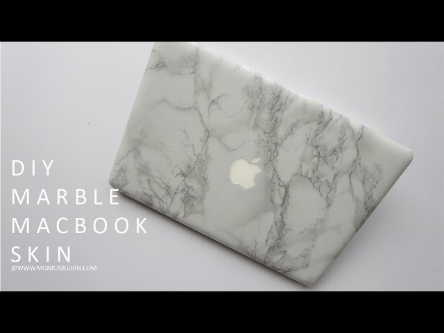DIY Marble Macbook Skin/Decal