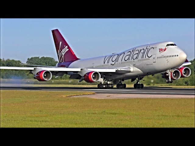 Incredible Close Up Heavy Landings at Manchester Airport | 06/06/18