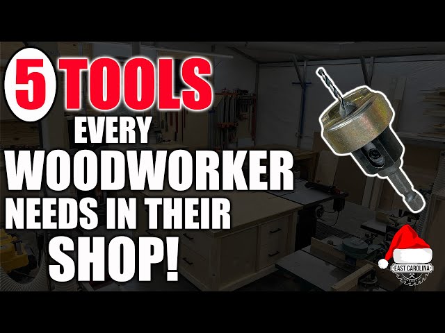 MUST have tools for woodworkers // 5 tools every woodworker needs!