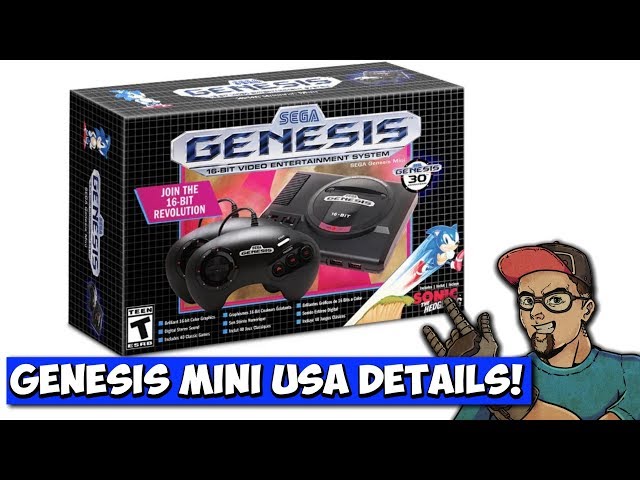 Sega Genesis Mini NEW USA Version Details!