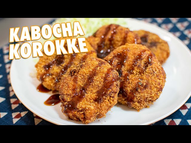 How to Make Kabocha Korokke! Japanese Pumpkin Croquettes