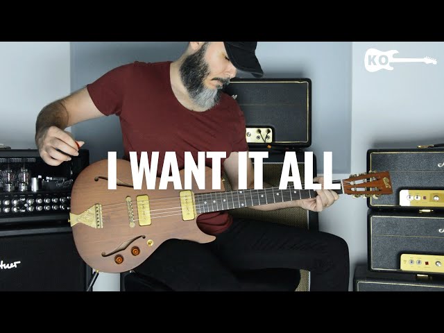 Queen - I want It All - Electric Guitar Cover by Kfir Ochaion - B&G Guitars