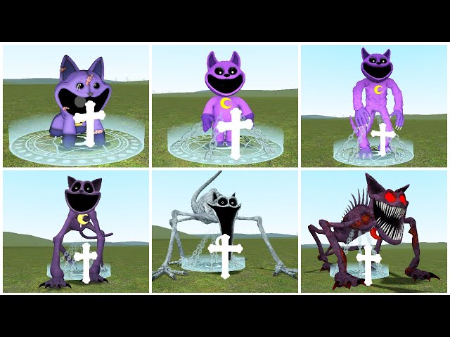 EVOLUTION OF CATNAP SMILING CRITTERS POPPY PLAYTIME CHAPTER 3 vs CRUCIFIX in Garry's Mod (part 2)