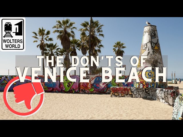 Venice Beach: The Don'ts of Visiting Venice Beach, California