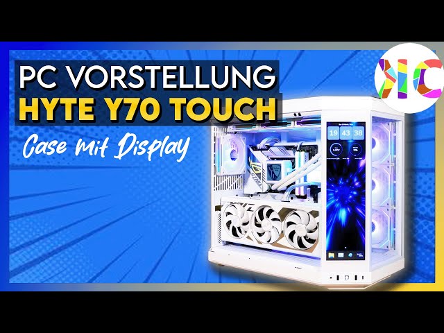 High End White Build im Hyte Y70 Touch