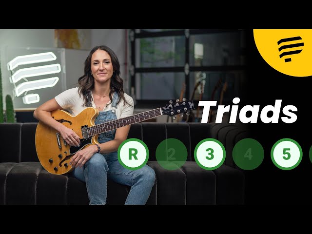 Guitar triads made easy using CAGED | Pickup Music