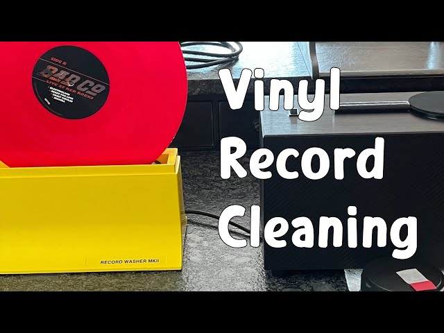 Vinyl Record Cleaning Process