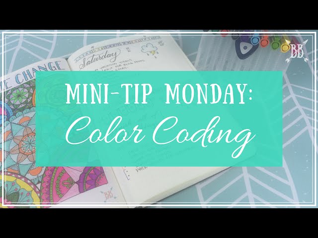 Mini Tip Monday   Color Coding