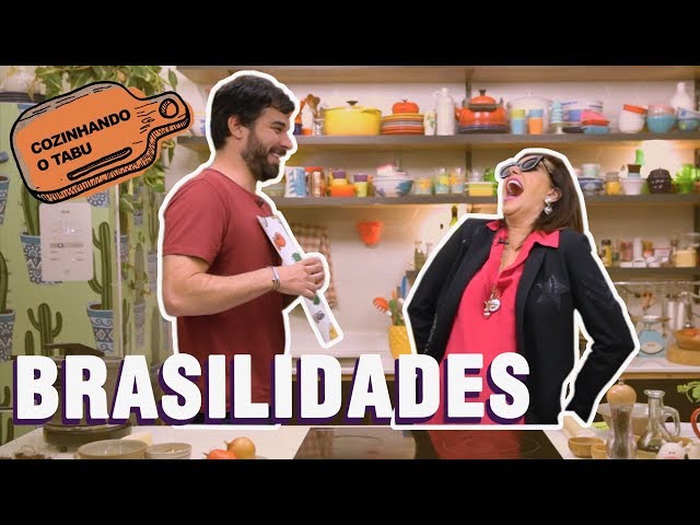 Um argentino fã do Brasil e uma brasileira fã de Nova York cozinhando juntos