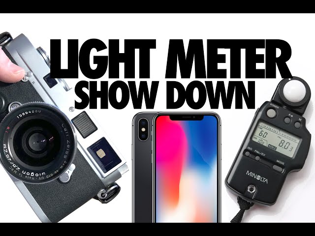 Leica MP vs iPhone vs Minolta IVF Light Meter Show Down