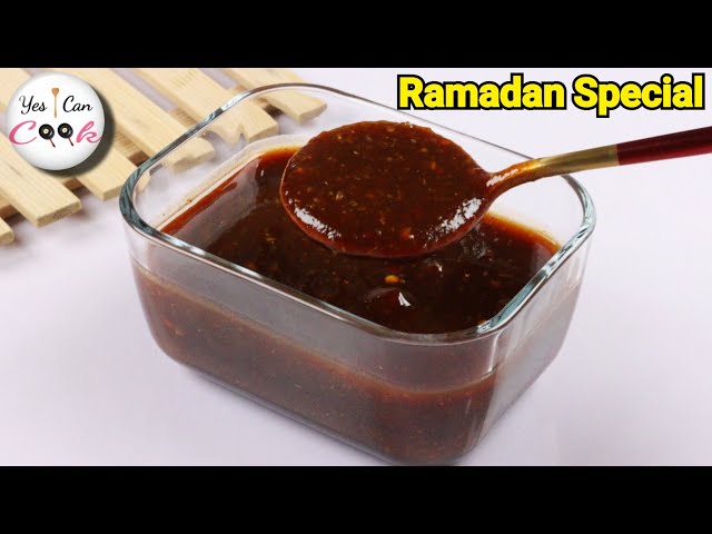 Date Chutney Make & Store ❗ Ramadan Special by (YES I CAN COOK)