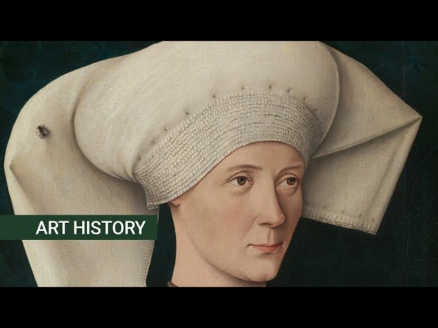 Why does this lady have a fly on her head? | 'Portrait of a Woman of the Hofer Family'