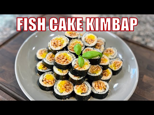How to Make Spicy Fish Cake Kimbap For A Quick and Easy Way!😍😋