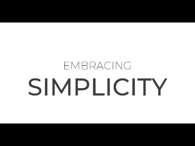 Embracing Simplicity - Guilherme Ferreira