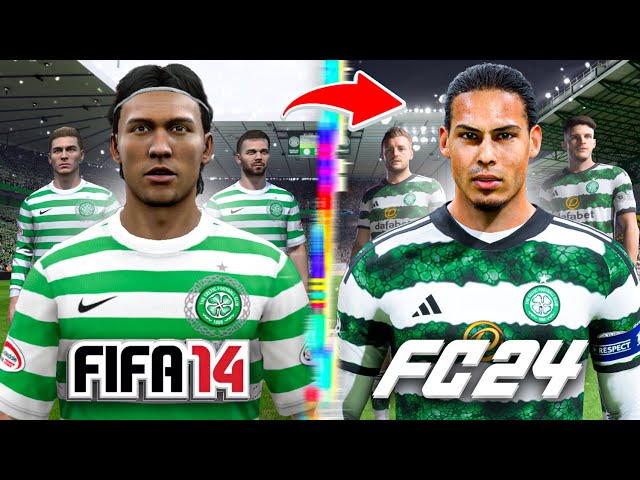 I Rebuild Celtic From FIFA 14 to FC 24!